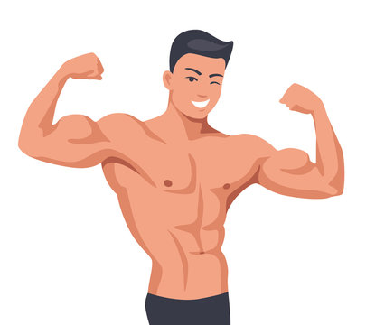 Muscle Man Clipart Images – Browse 5,864 Stock Photos, Vectors ...