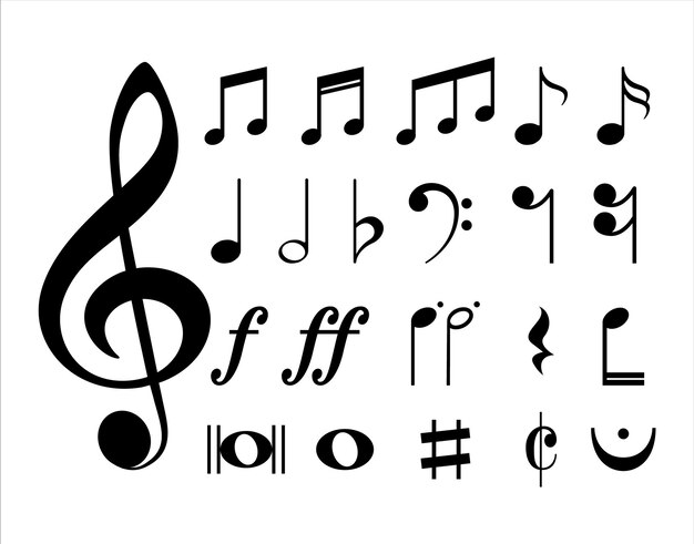 80,300+ Musical Symbol Stock Illustrations, Royalty-Free Vector ...