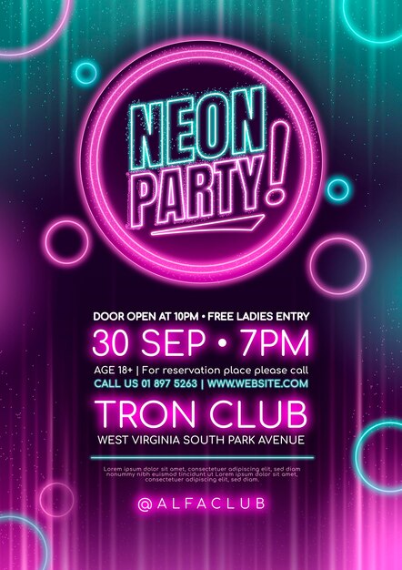 Free clip neon party, Download Free clip neon party png images, Free ...