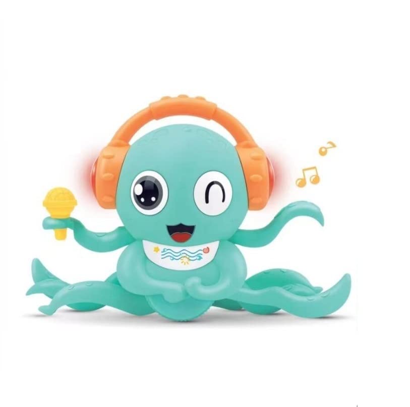 Octo-dance: Crawling Octopus Toy With Light And Sound For Kids - Clip 