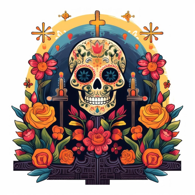 Premium AI Image | Ofrenda icon for Day of the Dead - Clip Art Library