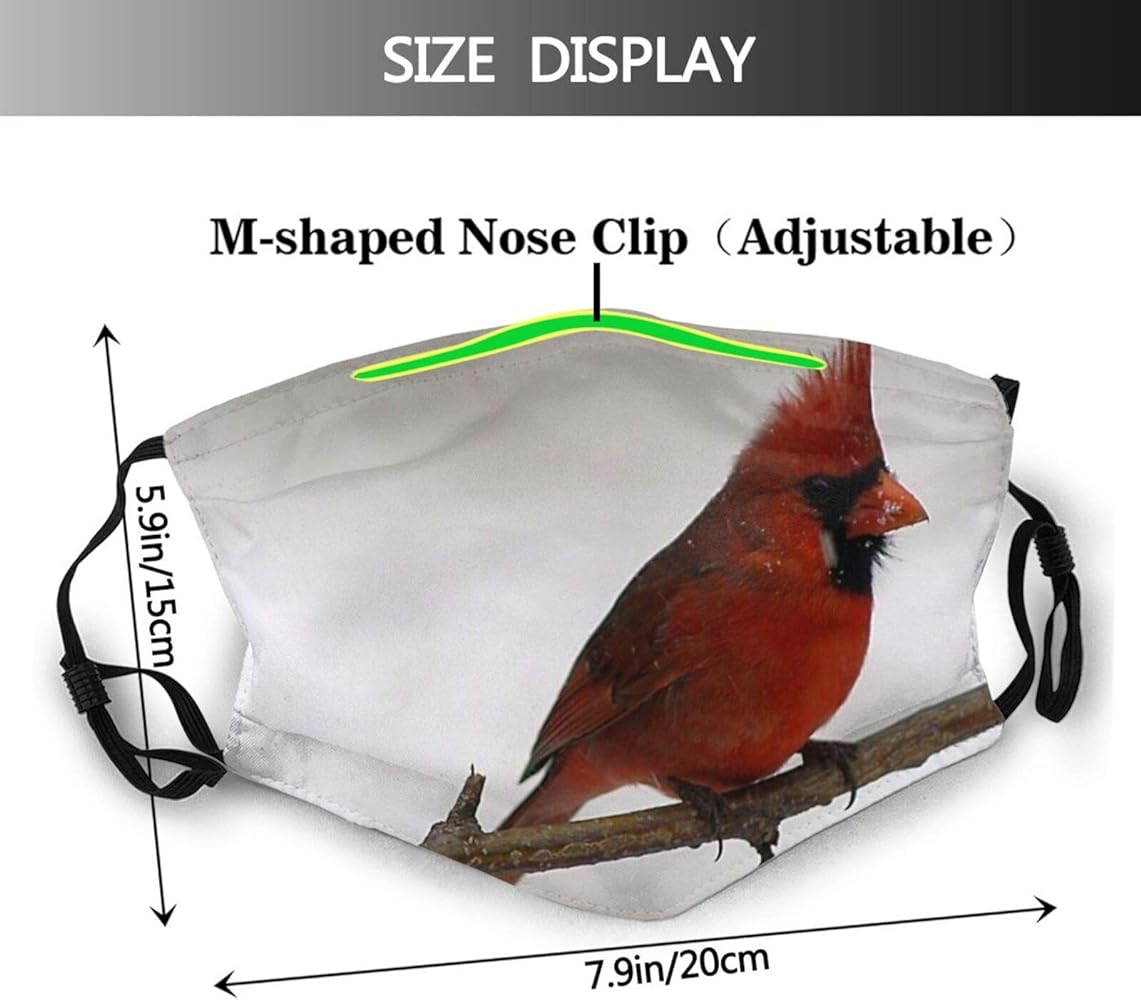 Yeat Red Cardinal~Ohio State Bird Comfortable Adjustable Reusable ...