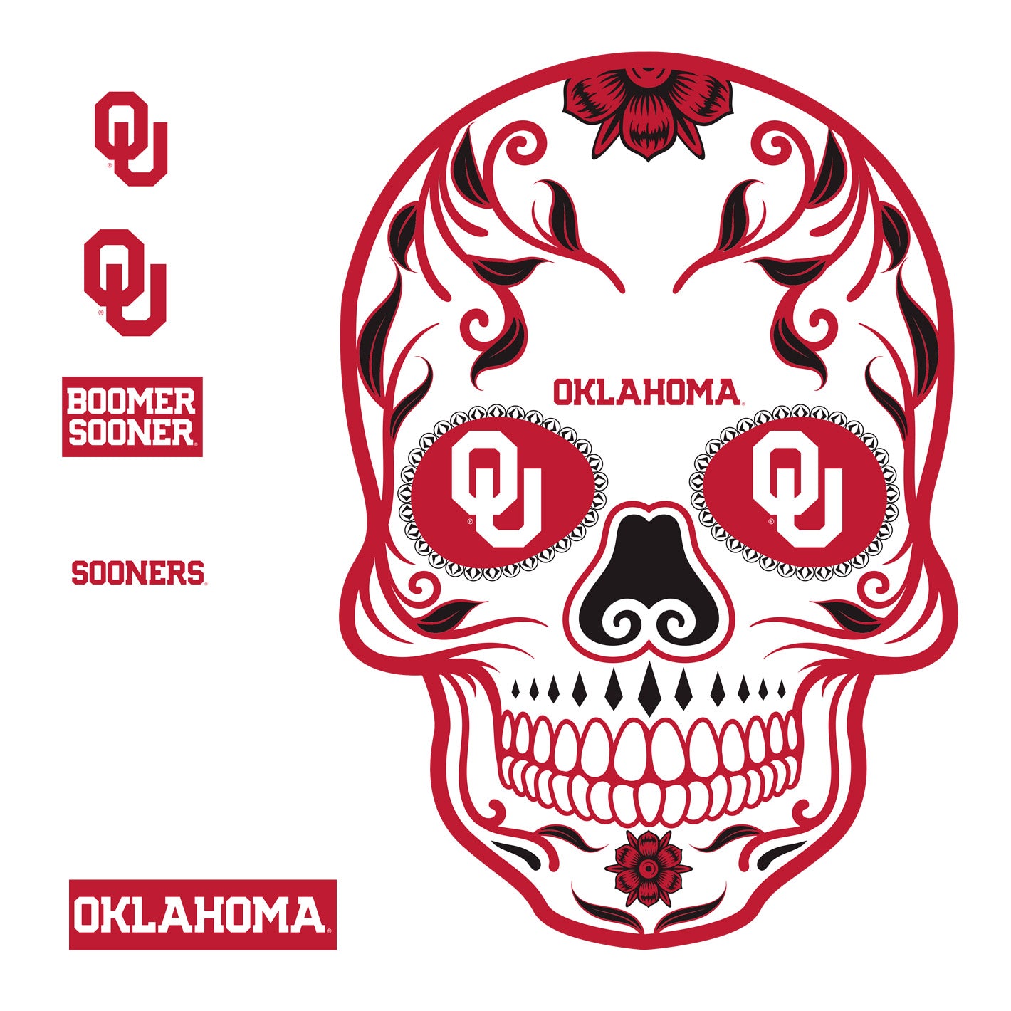 Oklahoma Sooners Team Logo Money Clip - Clip Art Library