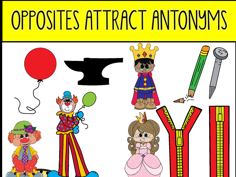 Opposites Attract Antonyms Clip Art | Teaching Resources - Clip Art Library