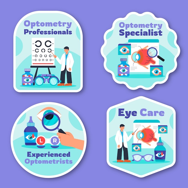 Free Vector | Hand drawn optometrist template - Clip Art Library