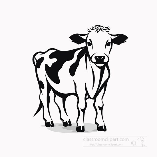 Free clip outline of a cow, Download Free clip outline of a cow png ...