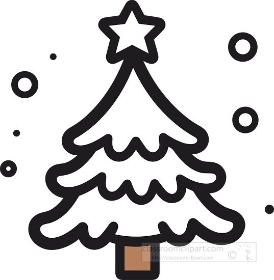 Free Clip Outline Of Christmas Tree Download Free Clip Outline Of