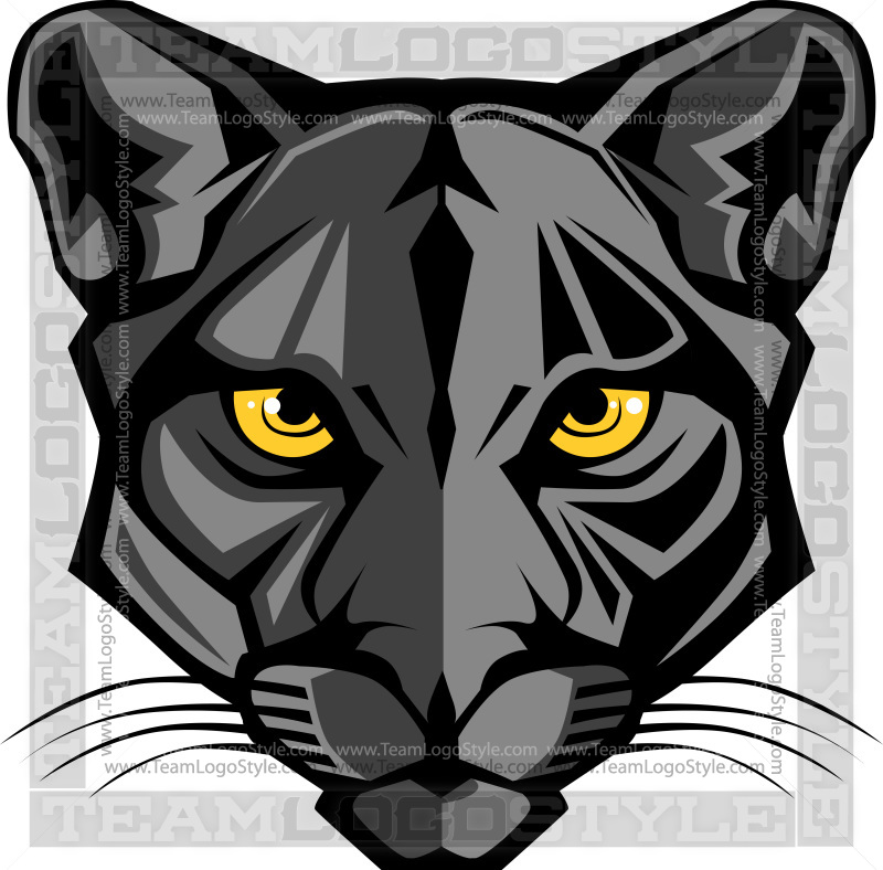 Illustration Panther Angry Face Expression Stock Vector Royalty Clip Art Library