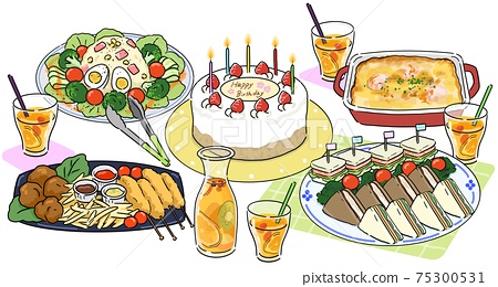 Free clip party foods, Download Free clip party foods png images, Free ...