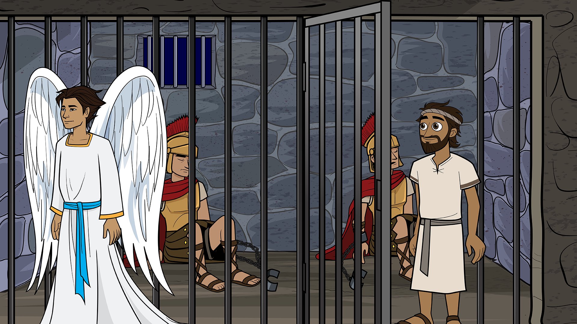 Bible Fun For Kids: Peter is Freed from Prison - Clip Art Library