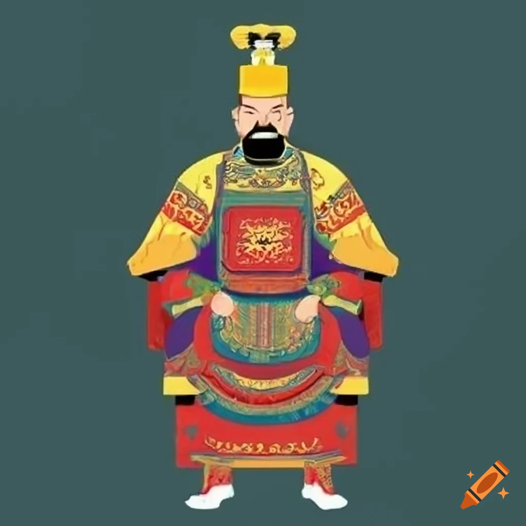 Ancient china emperor clip art on Craiyon - Clip Art Library