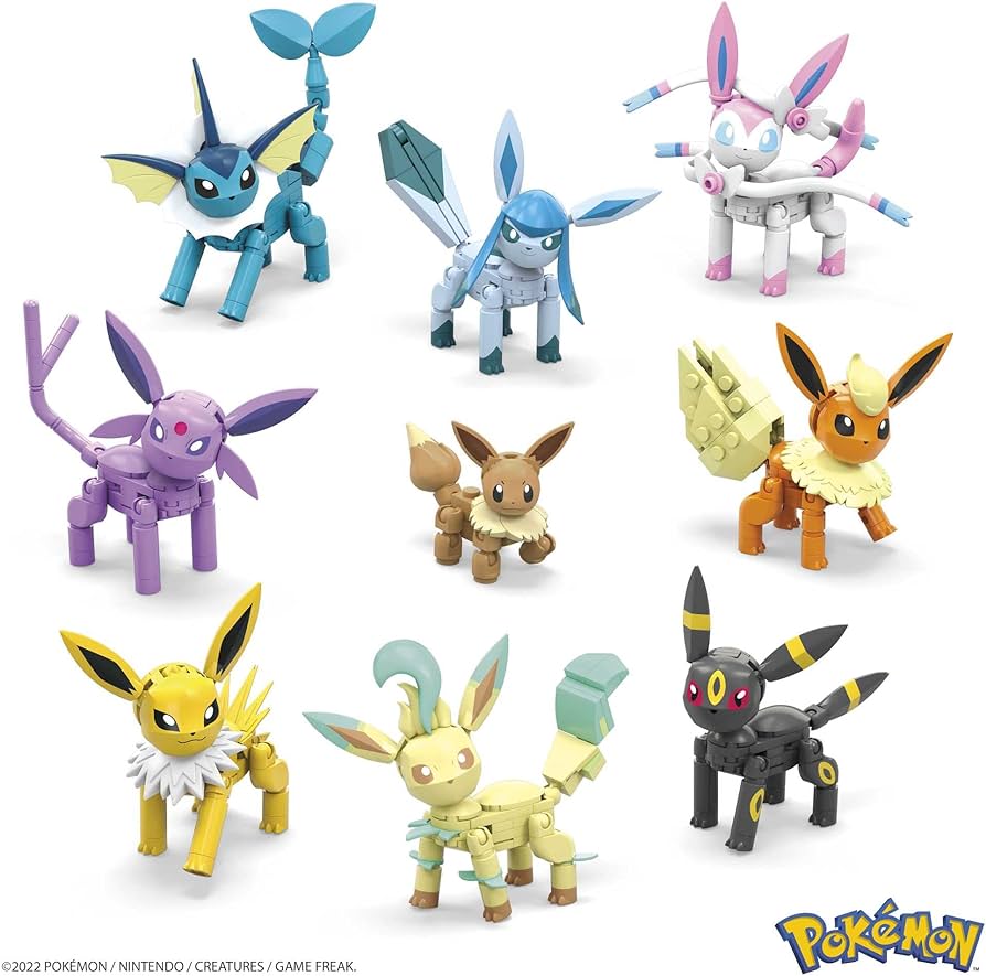 MEGA Pokemon Action Figure Building Toys for Kids, Every Eevee ...