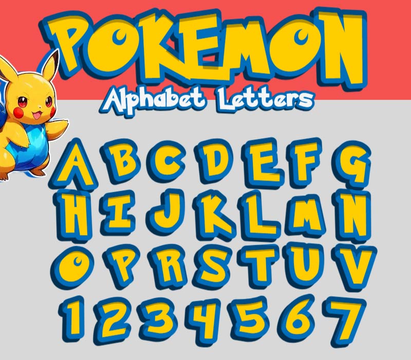 Free clip pokemon font generator, Download Free clip pokemon font ...