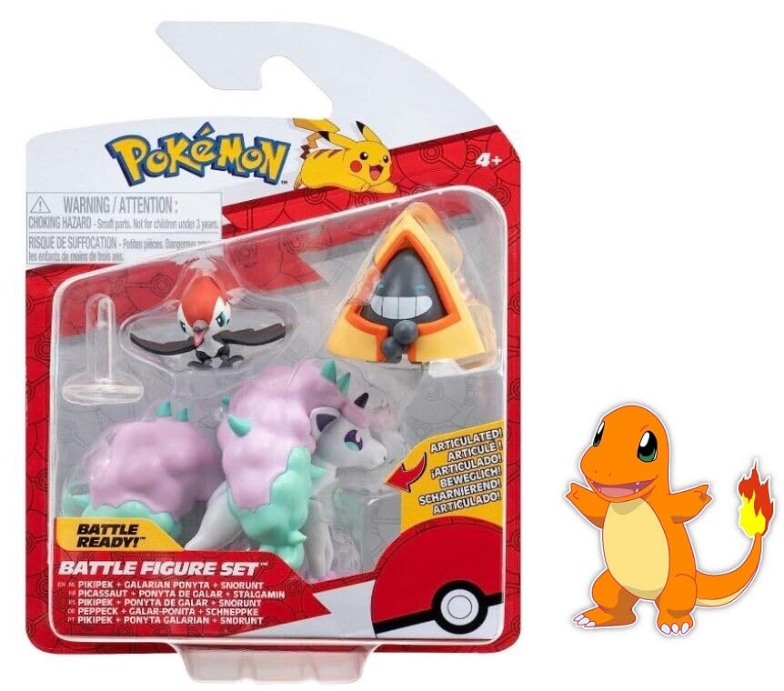 Pokemon Clip n Go Battle Feature Figure Multi-Pack Action Ready Pack ...