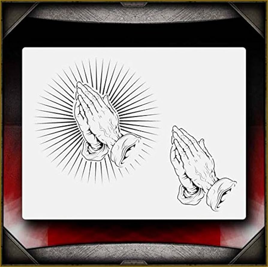 praying-hands-1-airsick-airbrush-stencil-template-clip-art-library