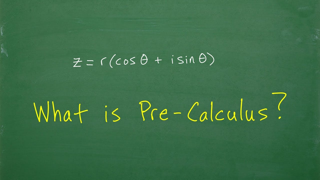 What Is Pre-Calculus? - Clip Art Library