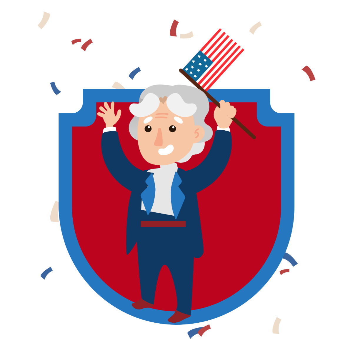 Presidents Day Holiday Clip Art Template - Edit Online & Download ...