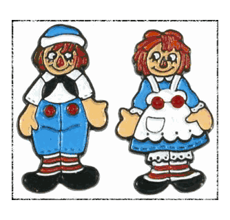 Vintage Paper Dolls Raggedy Ann and Andy C. 1944 Printable PDF ...