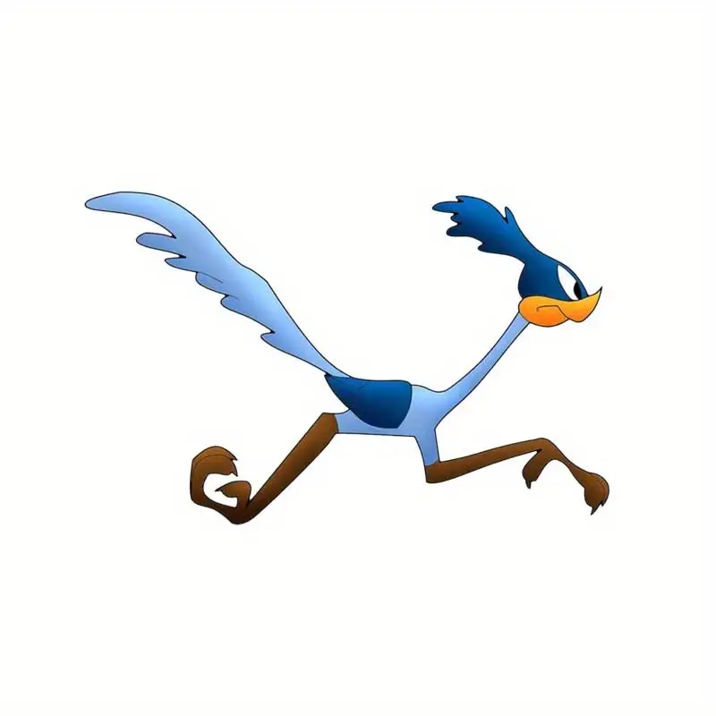 Royalty-Free (RF) Clip Art Illustration of a Cartoon Roadrunner ...