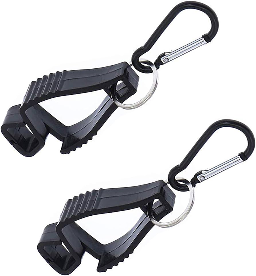 1pc Black Portable Plastic Safety Work Glove Clip Holder | SHEIN - Clip ...