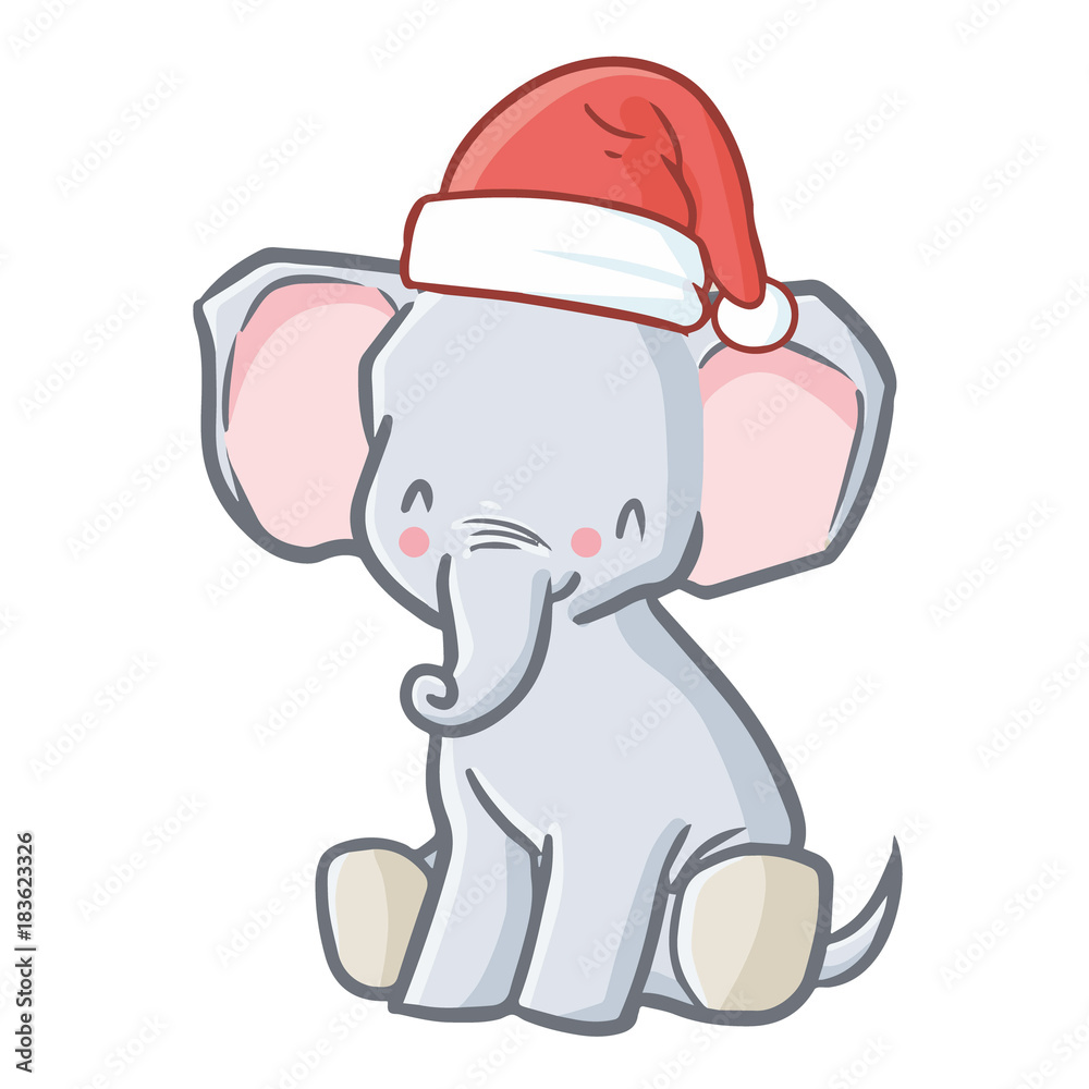 Free clip santa elephants, Download Free clip santa elephants png ...