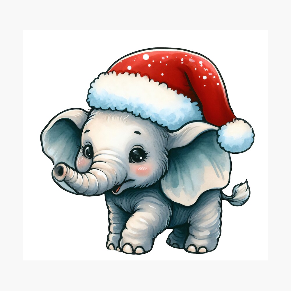 Free clip santa elephants, Download Free clip santa elephants png ...