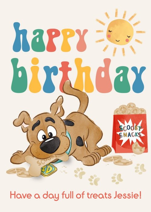 Scooby Doo Birthday Card - Clip Art Library