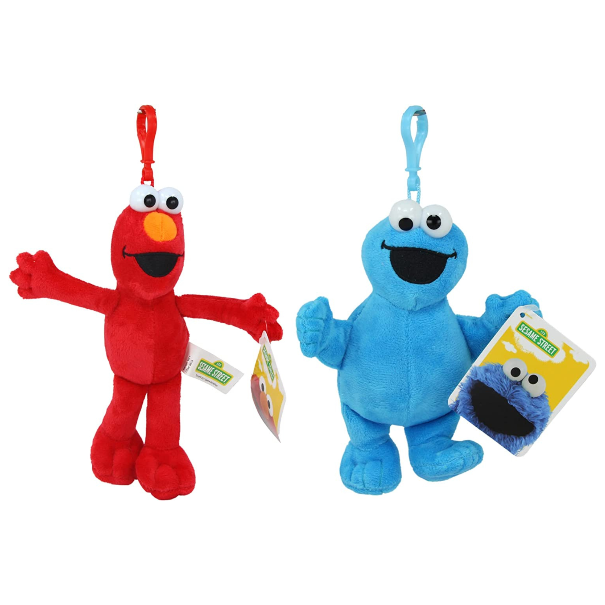 Sesame Street - Super Soft Gift Quality Plush Bag Clip/Key Clip ...