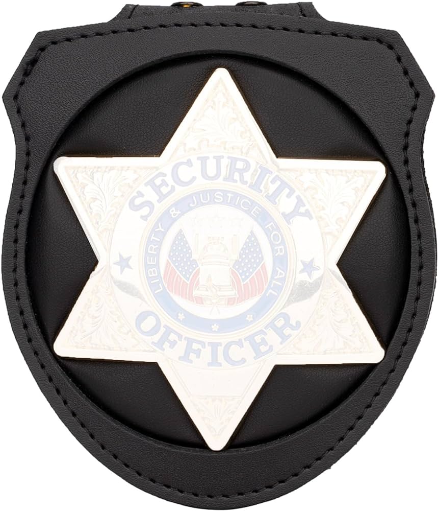 Amazon.com : TYTX Leather Sheriff Badge Holder Police Badge Belt ...