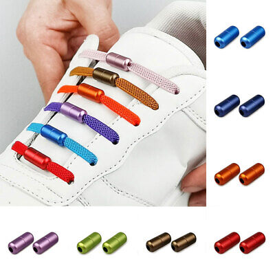 1 Pairs Shoelace Buckle Lock No Tie Metal Shoes Lace Clip Shoes ...