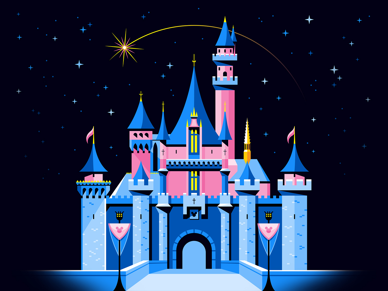 Sleeping Beautys Castle ? By Jarod Octon On Dribbble - Clip Art Library