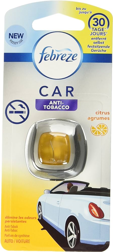 Febreze Anti Tobacco Car Air Freshener Clip Unit, 1 Piece : Amazon ...