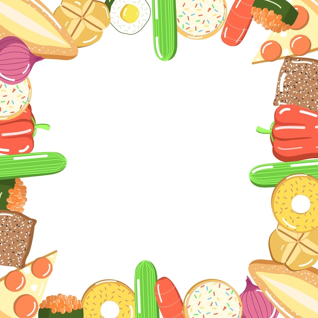 Free clip snacks border, Download Free clip snacks border png images ...