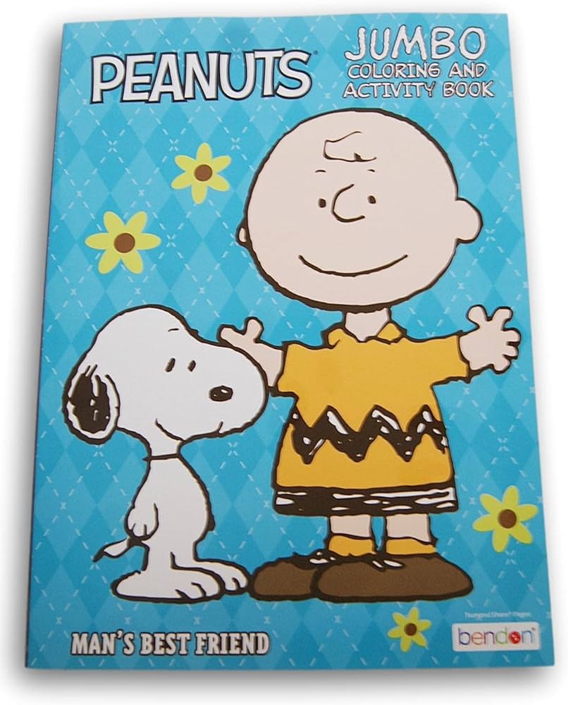 Snoopy & Charlie Brown Colouring Book and Activity Book - 80 Pages ...