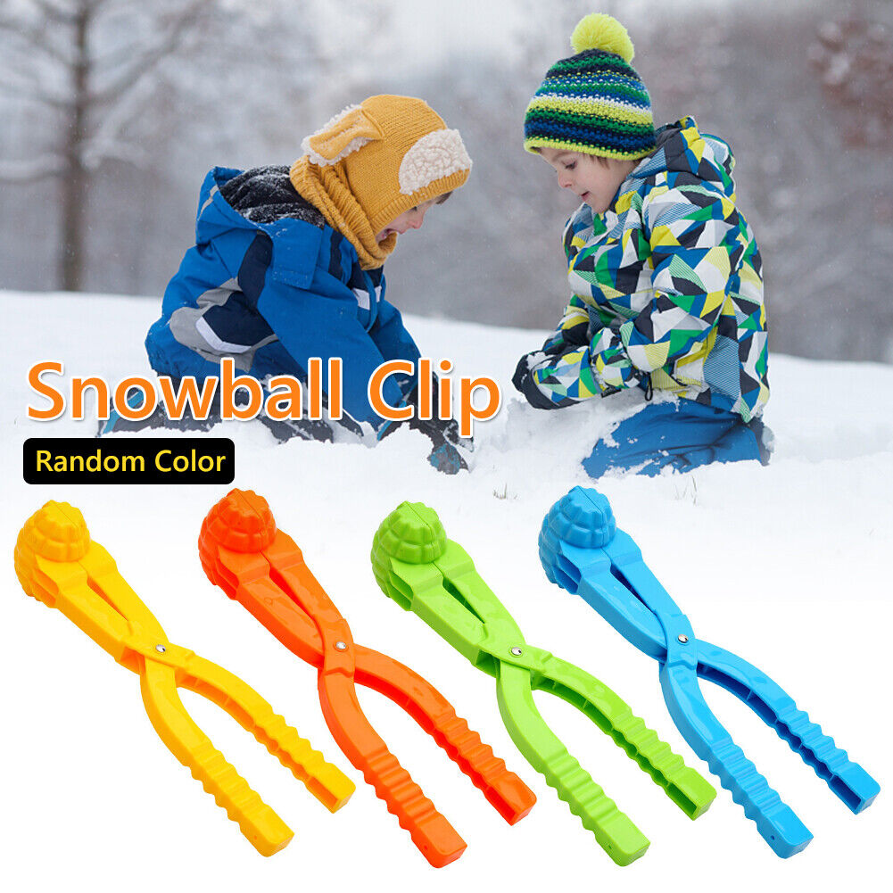 Winter Plastic Snowball Maker Clip Kids Outdoor Safety Snow Sand Ball ...