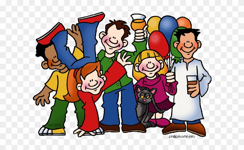 Clip Art Social Gathering Clipart - Family And Friends Clipart ...