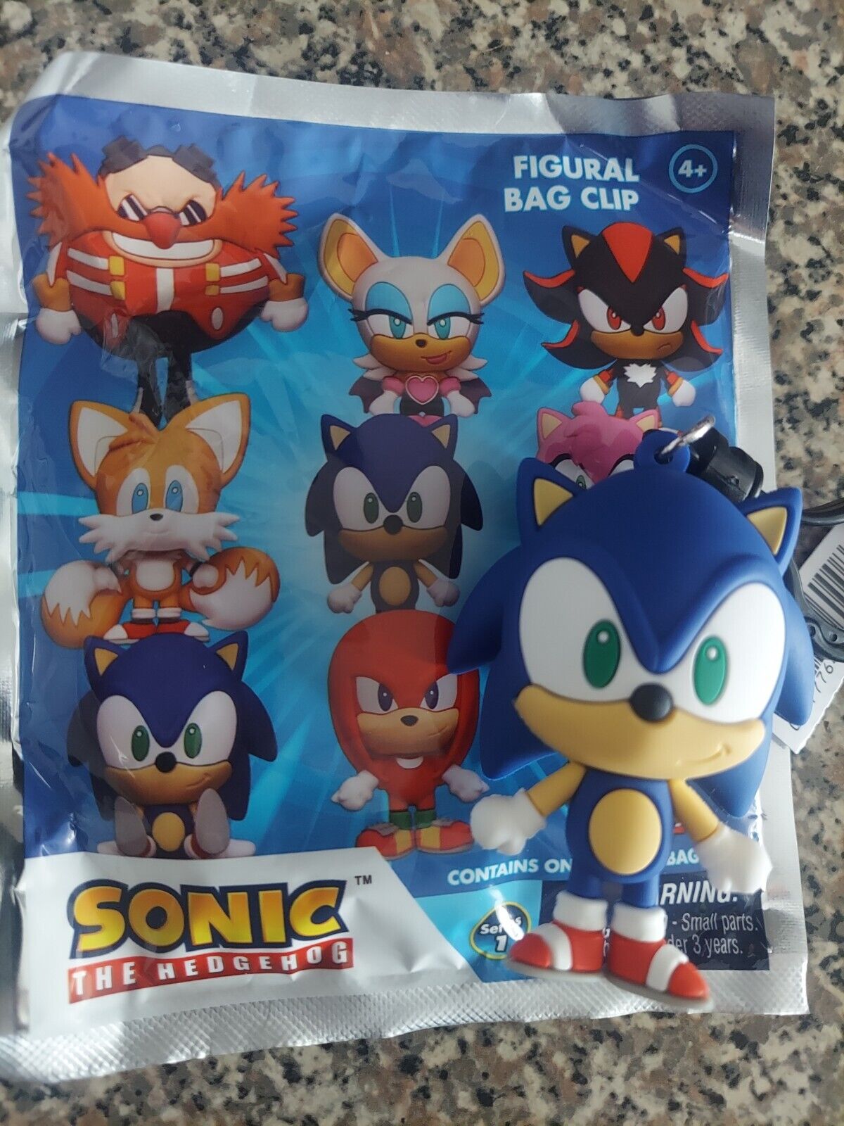 Boxlunch Sonic the Hedgehog Characters Blind Bag Figural Bag Clip ...