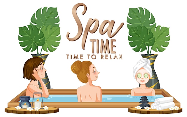 Spa Cartoon Images - Free Download on Freepik - Clip Art Library