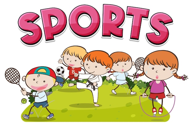 Sports Day Kids Images - Free Download on Freepik - Clip Art Library