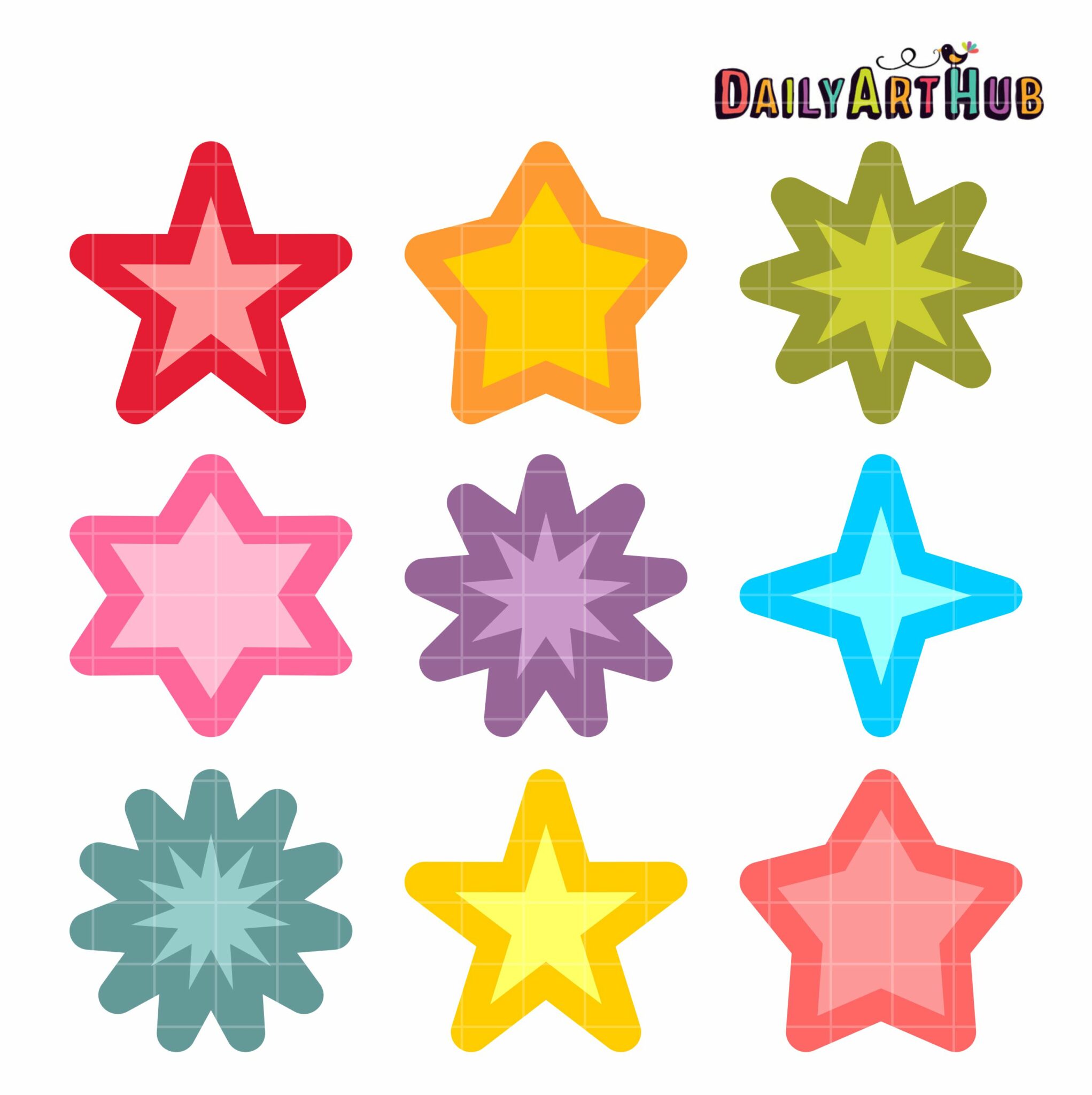 Free clip star shapes, Download Free clip star shapes png images, Free ...