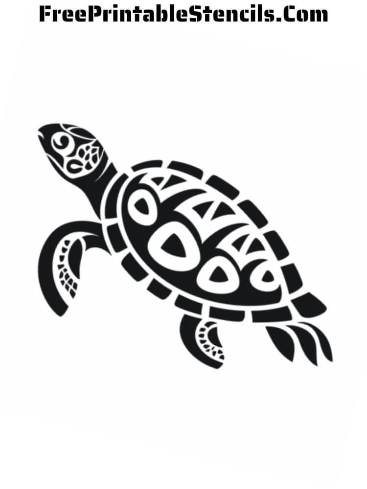 Free Printable Sea Turtle Stencils - Free Printable Stencils - Clip Art ...