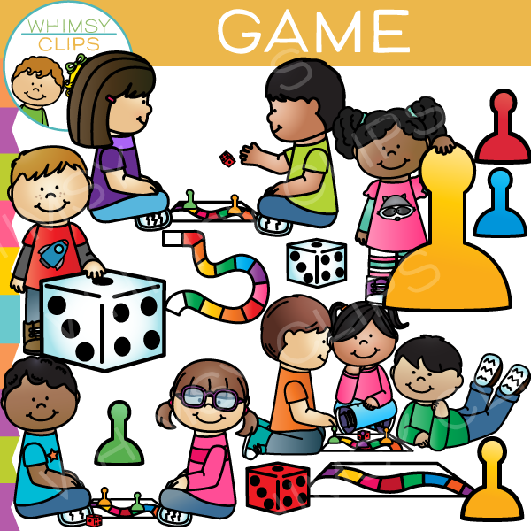 Game Kids Clip Art – Whimsy Clips - Clip Art Library