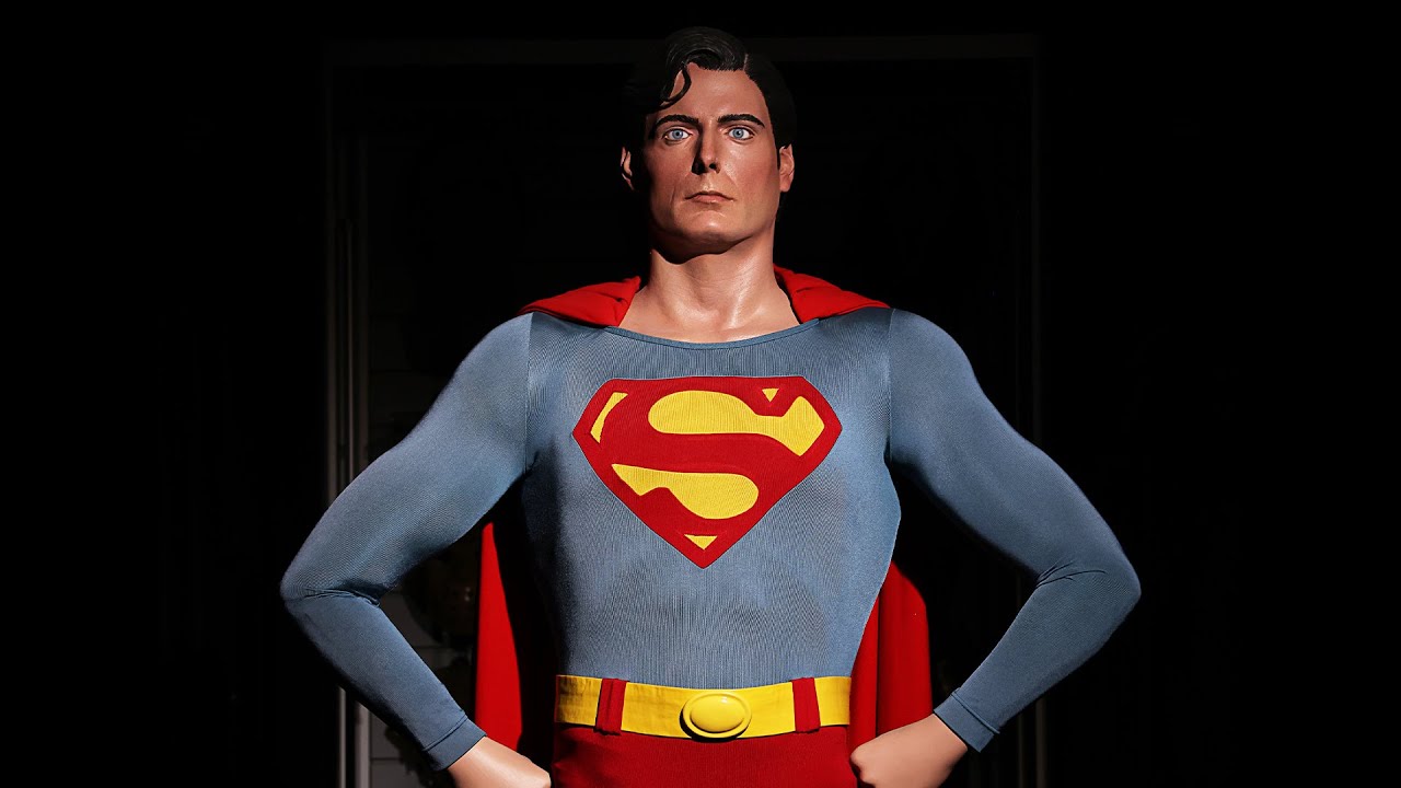 Original Christopher Reeve Superman Movie Costume - Clip Art Library