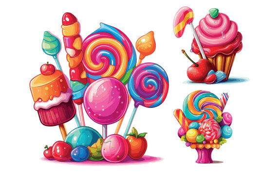 Colorful Candy Clip Art Rainbow Sweet Treats Clip Art Clip Art Library