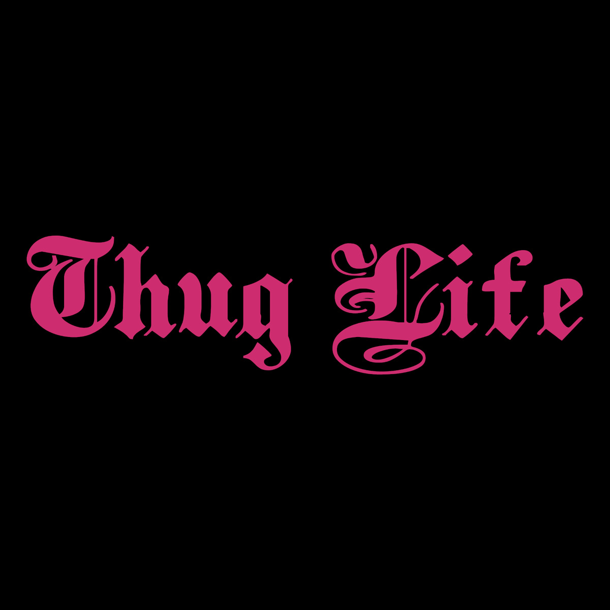 Thug Life Text Logo Hot Car Truck Window Wall Laptop Gift Vinyl Decal ...