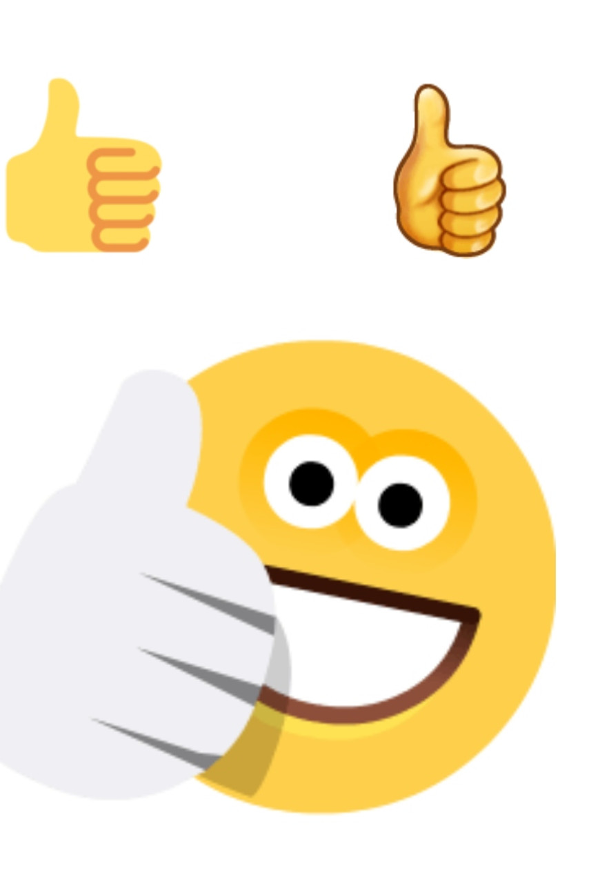 Emoji Emoticon Worker Giving Thumbs Up ~ Clip Art #58747231 - Clip Art ...