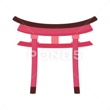 Japanese Torii Gate SVG Cut File Designs, Digital Drawings Instant ...