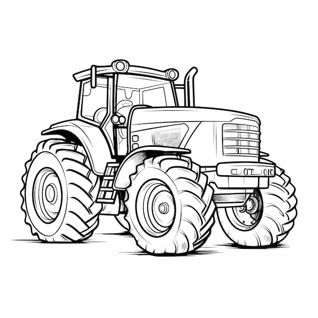 Black Tractor Clipart Stock Illustrations – 401 Black Tractor ...