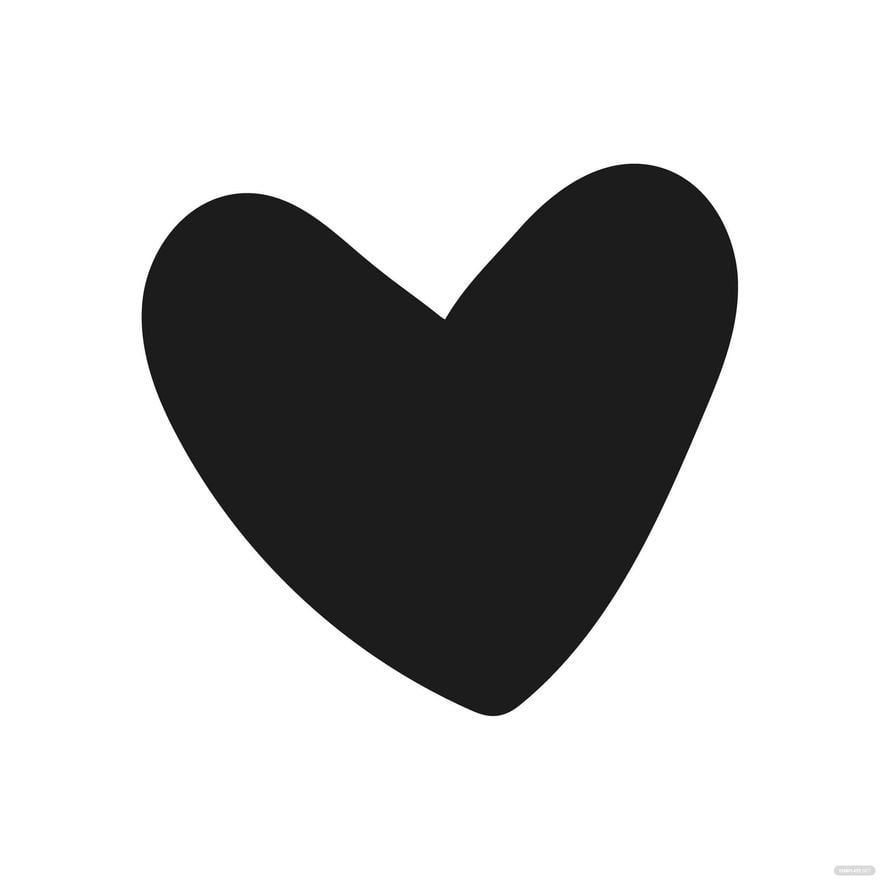 Free Clip Transparent Black Heart, Download Free Clip Transparent Black ...