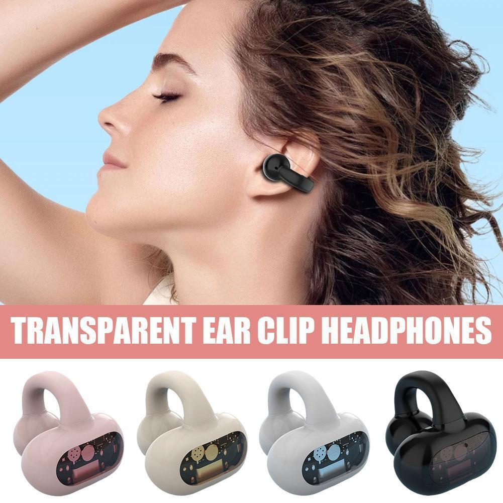 Bluetooth Wireless Earbuds Ear Clip Bone Conduction Kopfh Rer